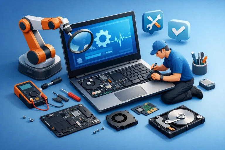 Assistência técnica notebook sem erro