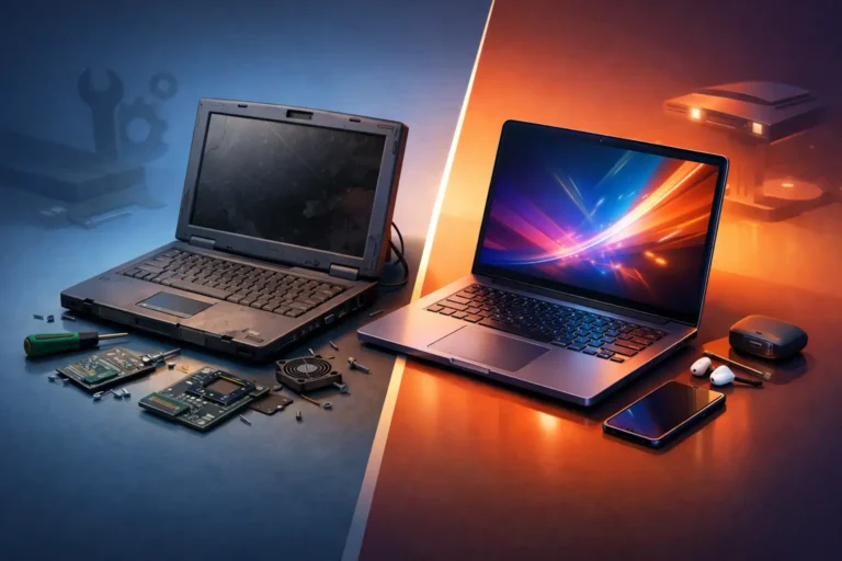 Notebook antigo em 2026: consertar ou trocar?