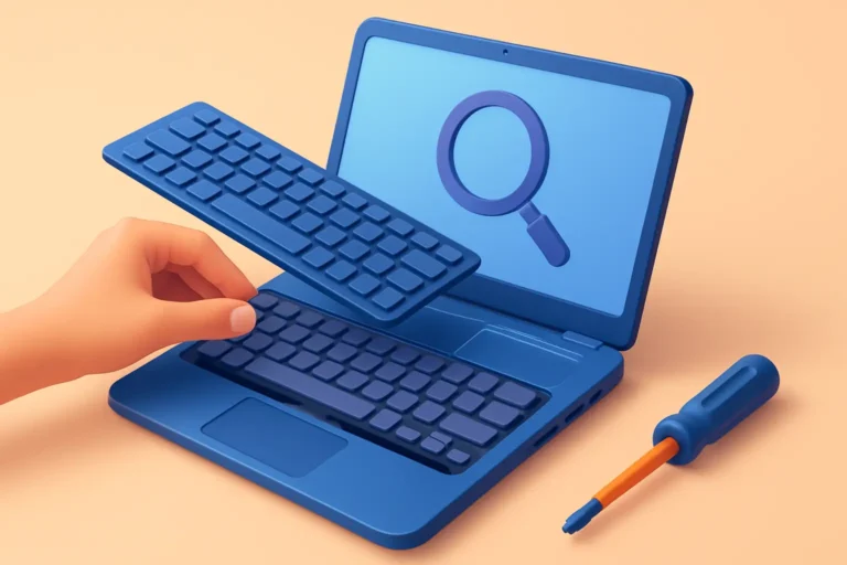 Troca de teclado do notebook: teste completo