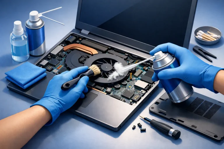 Como limpar cooler do notebook com segurança
