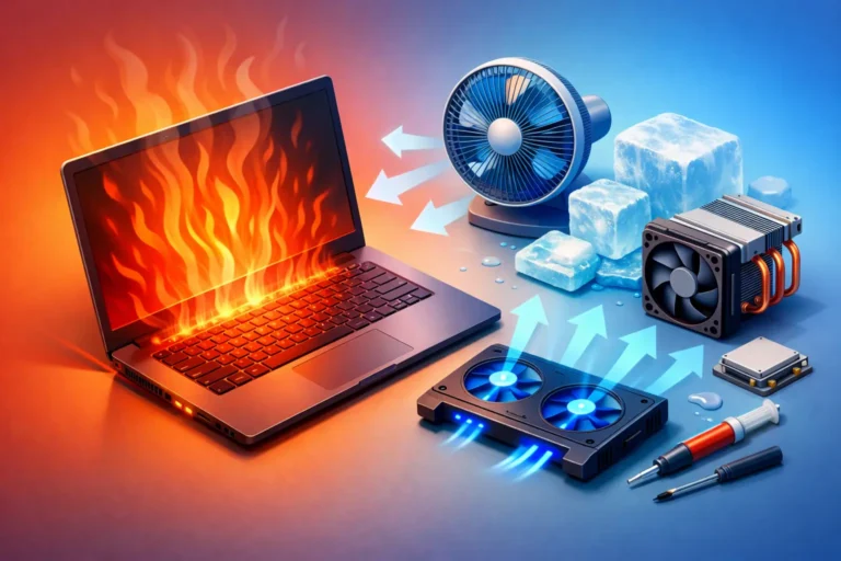 Notebook esquentando muito: solução prática