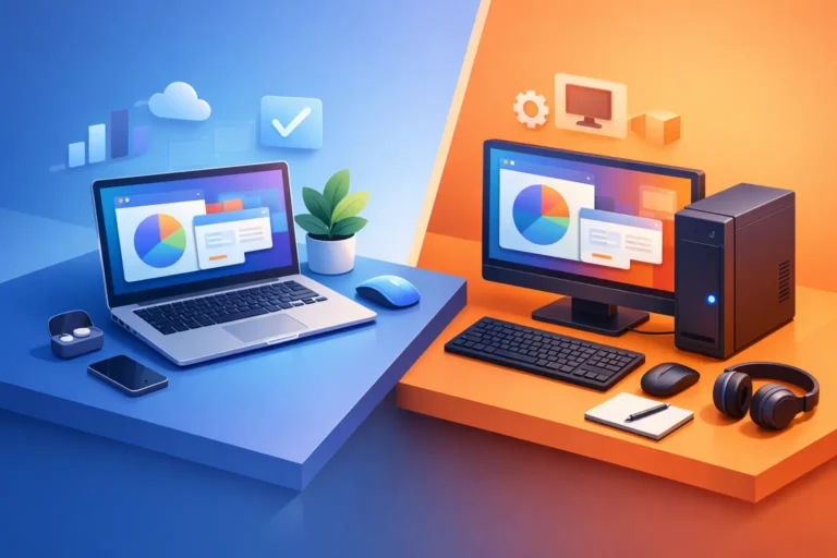 Notebook ou desktop para trabalho?