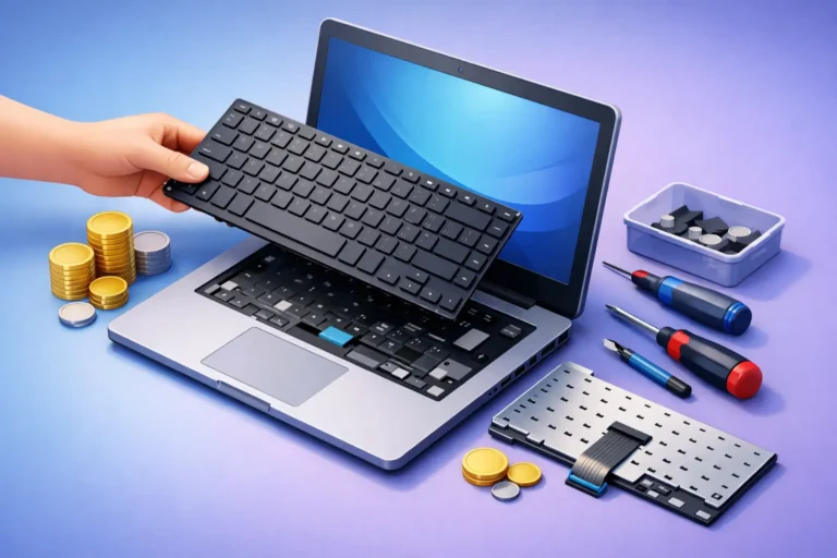 Quanto custa trocar teclado notebook?
