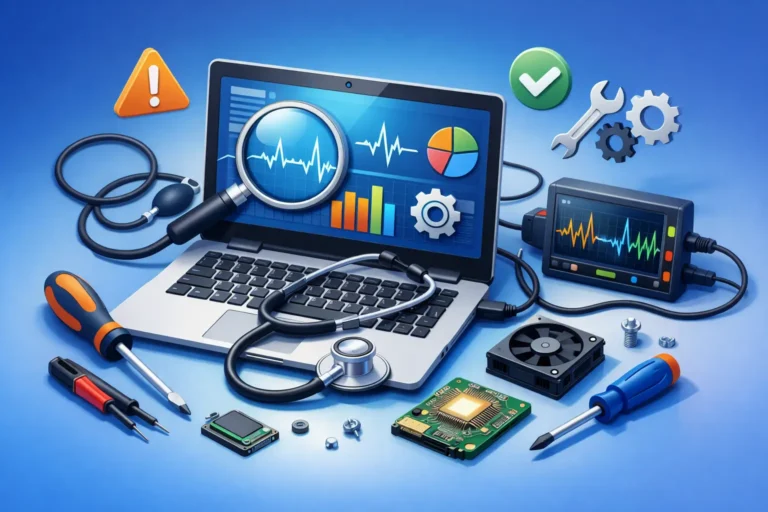 Diagnóstico de notebook sem erro