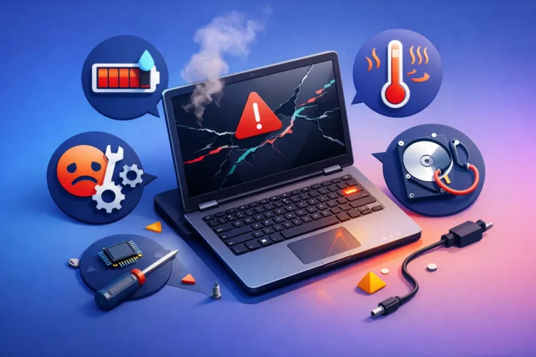 5 sinais de notebook com defeito para agir rápido