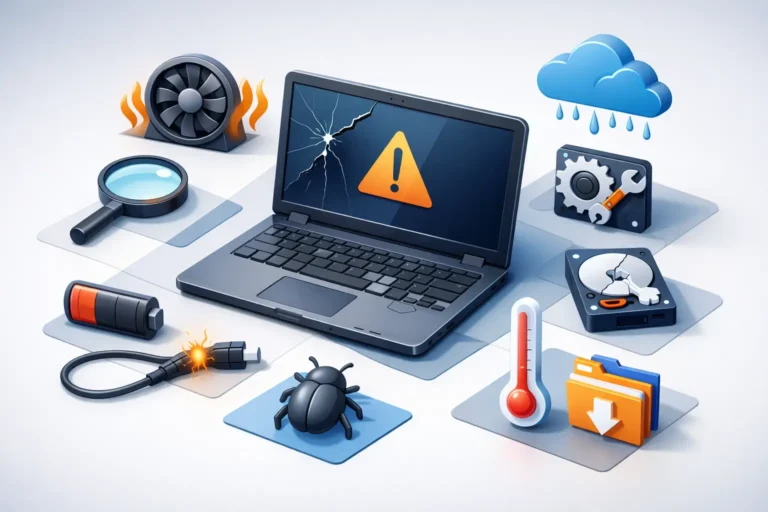 9 problemas comuns em notebook usado