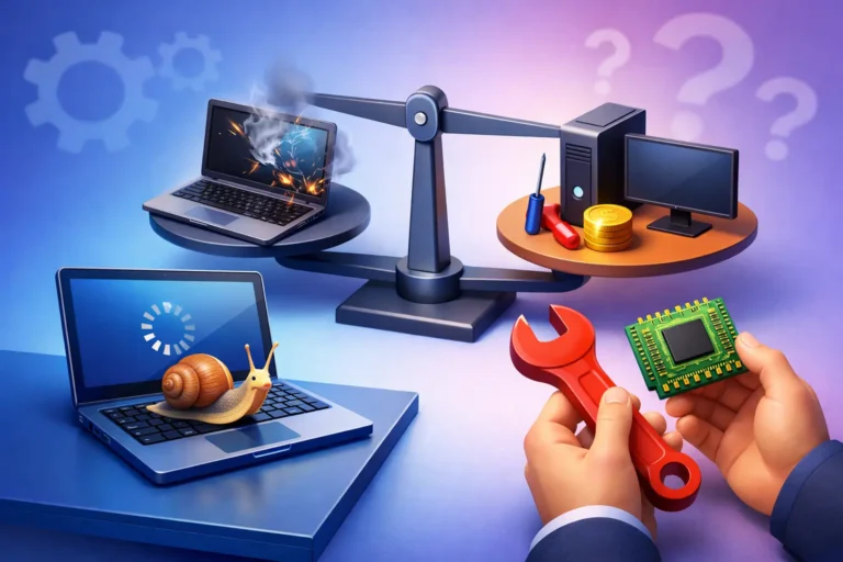 Computador lento vale consertar?