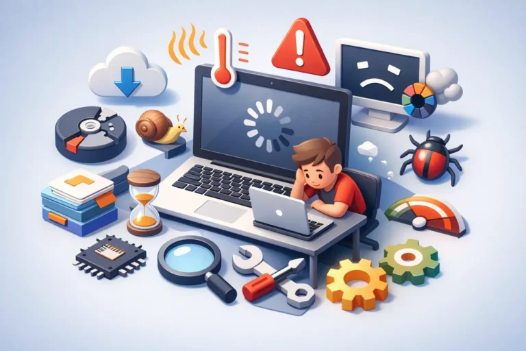 7 causas de computador lento e como resolver