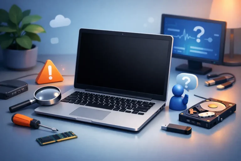 Caso de notebook sem imagem, como agir?