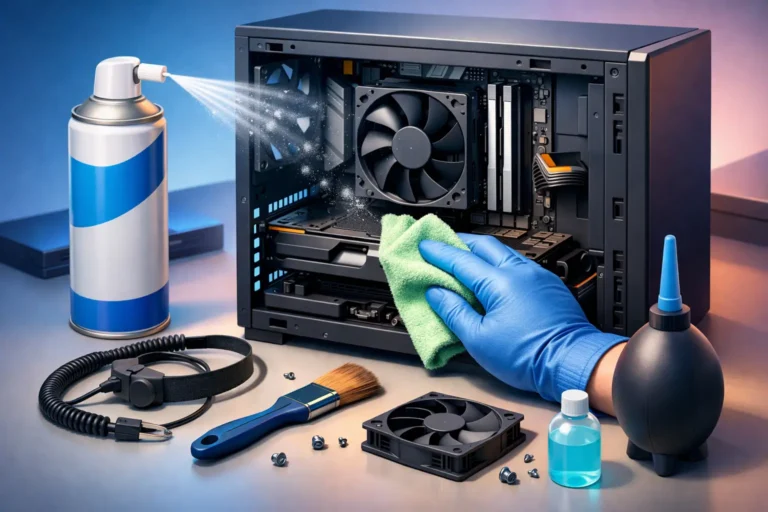 Guia de limpeza interna de PC sem riscos
