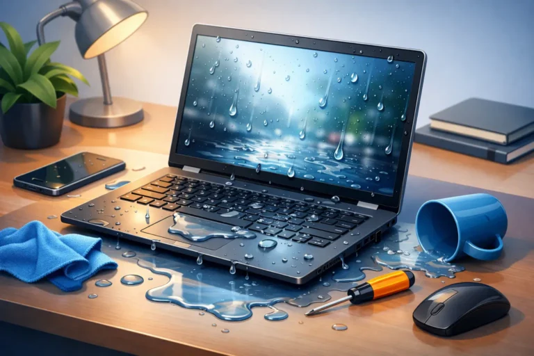 Notebook molhado socorro: o que fazer agora
