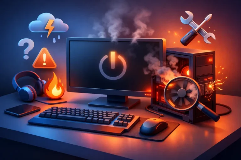 Computador desligando sozinho: causas e solução