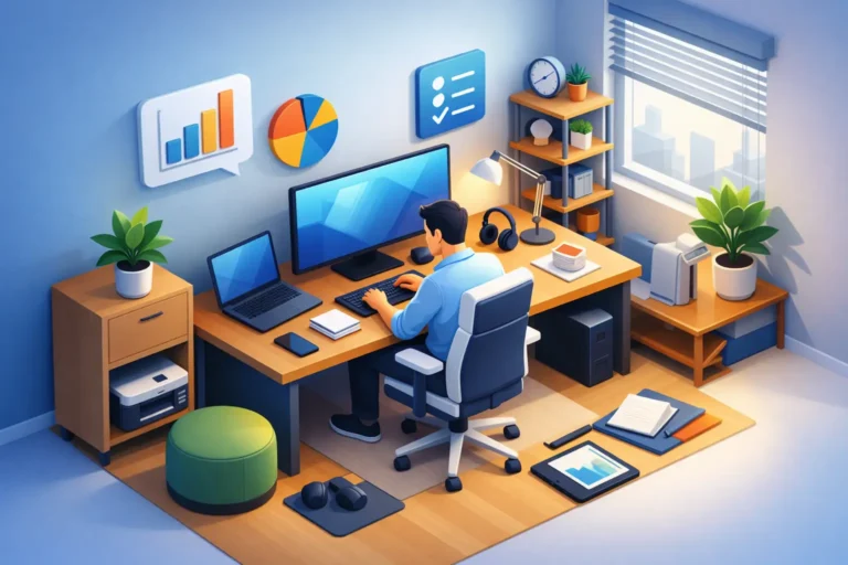 Guia para montar home office sem perder desempenho