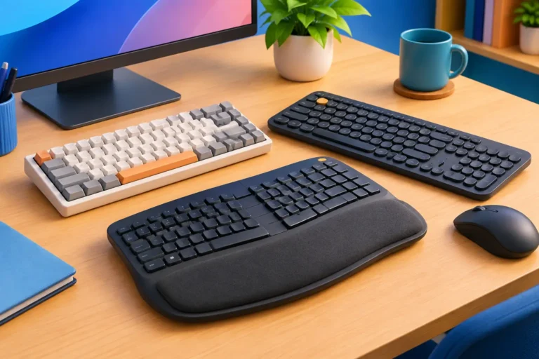 Melhores teclados para digitação confortável