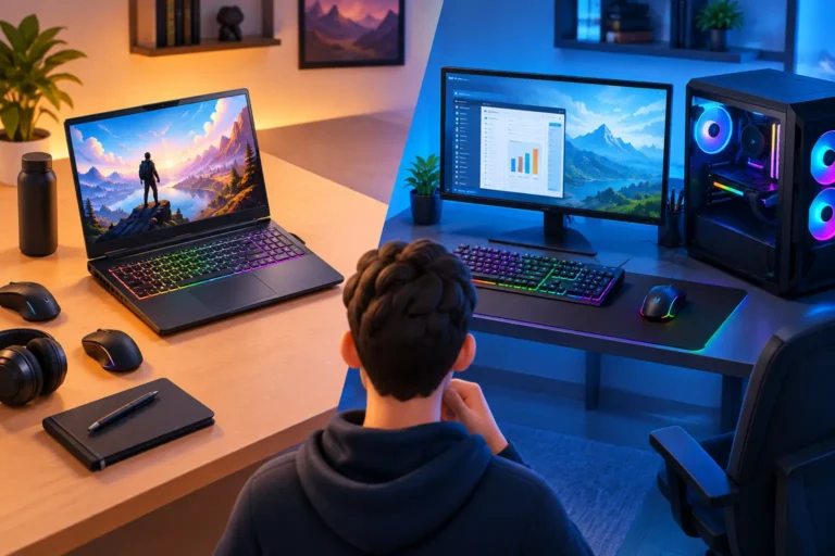 Notebook gamer ou PC gamer para trabalhar?