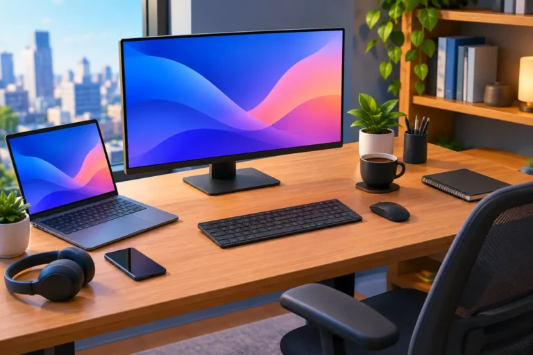 Exemplo de desktop profissional para trabalhar